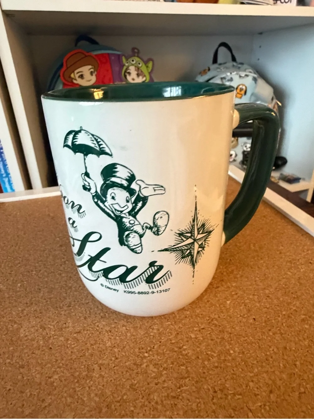 Jiminey Cricket “When you wish upon a star” mug